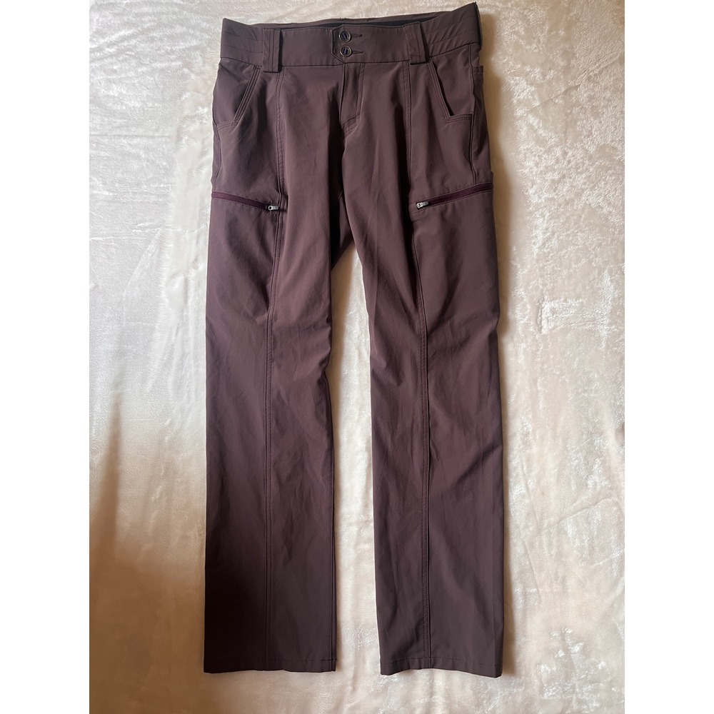 5.11 Tactical Womens Pants Size 8 Regular Plum Brown Straight Leg Cargo Outdoor